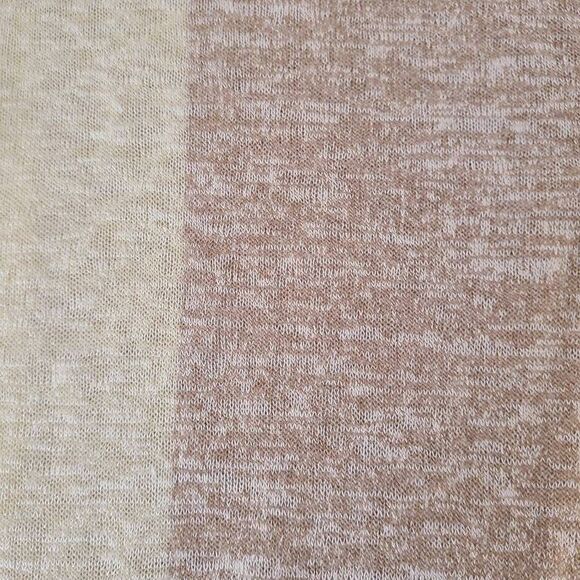 Laramendi Womens Tunic Blouse Collared Button Long Sleeve Colorblock Medium - Picture 12 of 14